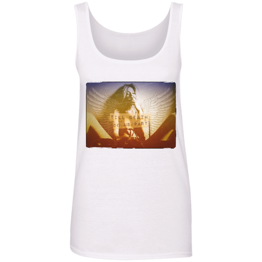 "TILL DEATH DO US" Ladies' 100% Ringspun Cotton Tank Top