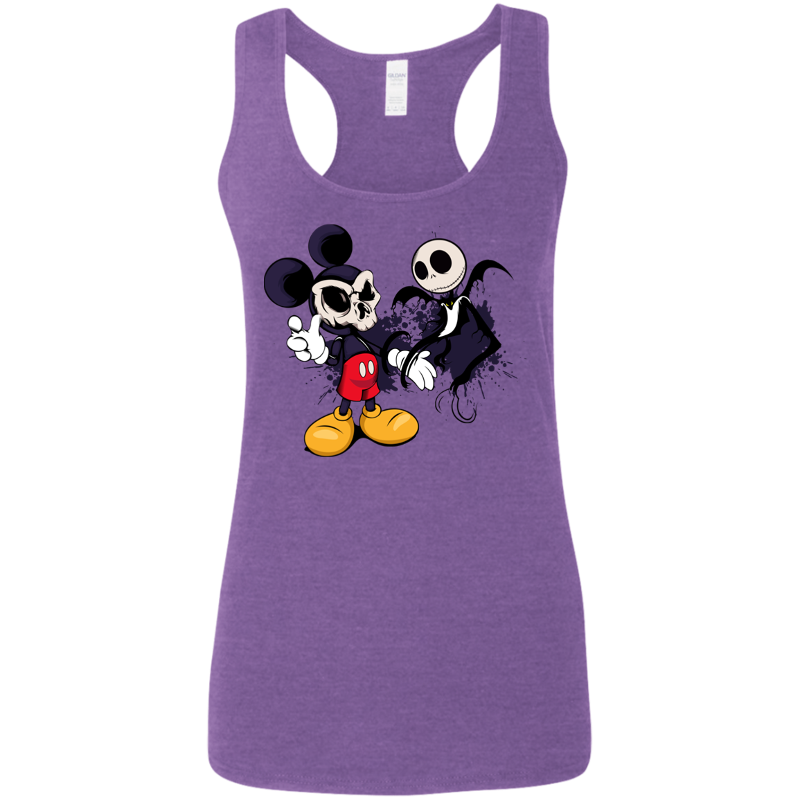 "NIGHTMARE MICKEY" Ladies' Softstyle Racerback Tank