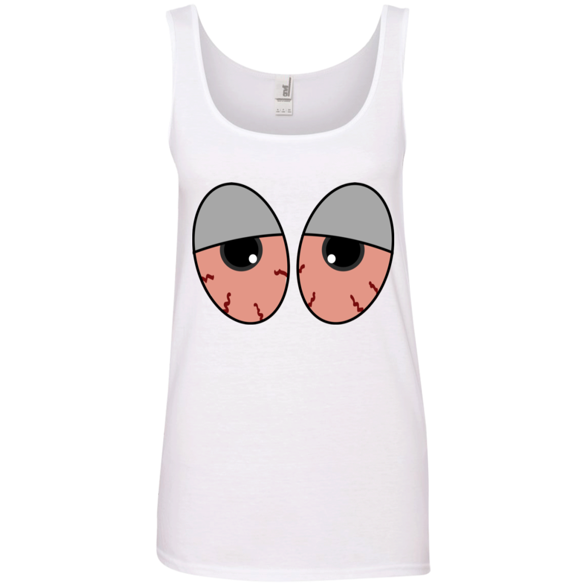 "RED EYES" Ladies' 100% Ringspun Cotton Tank Top