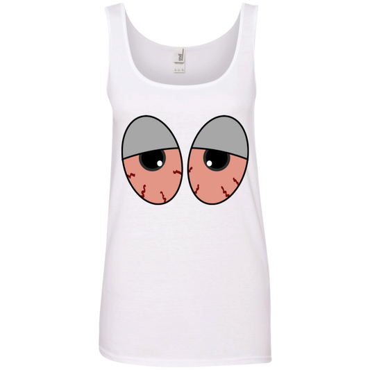 "RED EYES" Ladies' 100% Ringspun Cotton Tank Top