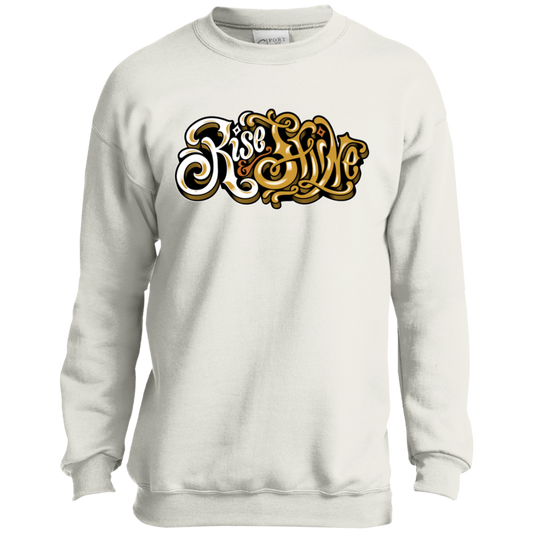 "RISE AND SHINE" Youth Crewneck Sweatshirt