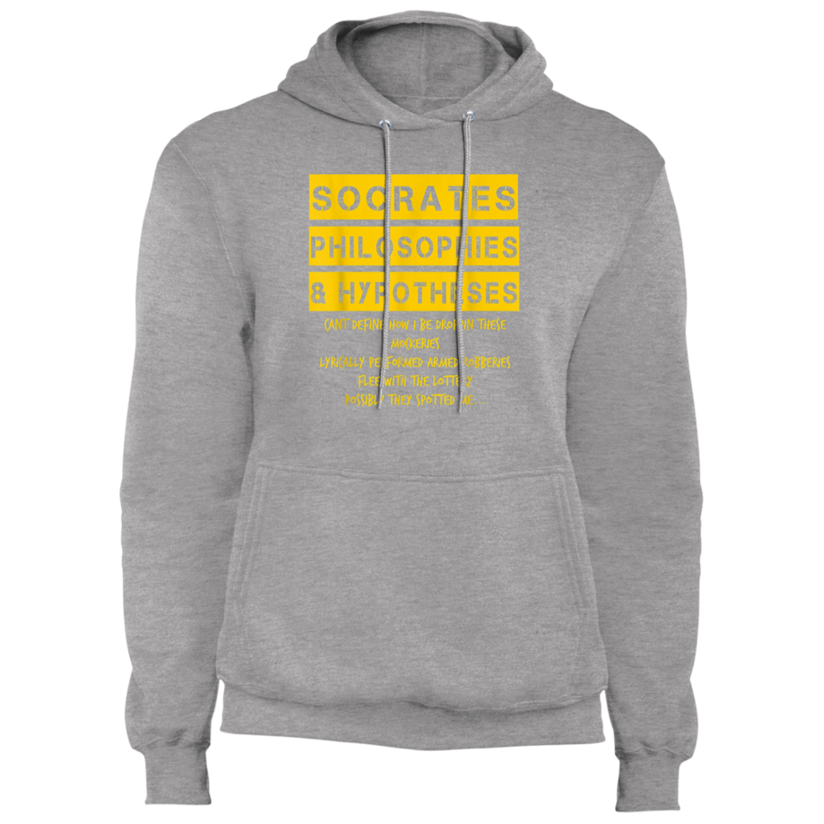 "SOCRATES" Core Fleece Pullover Hoodie