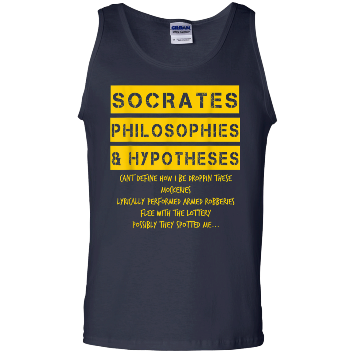 "SOCRATES" 100% Cotton Tank Top