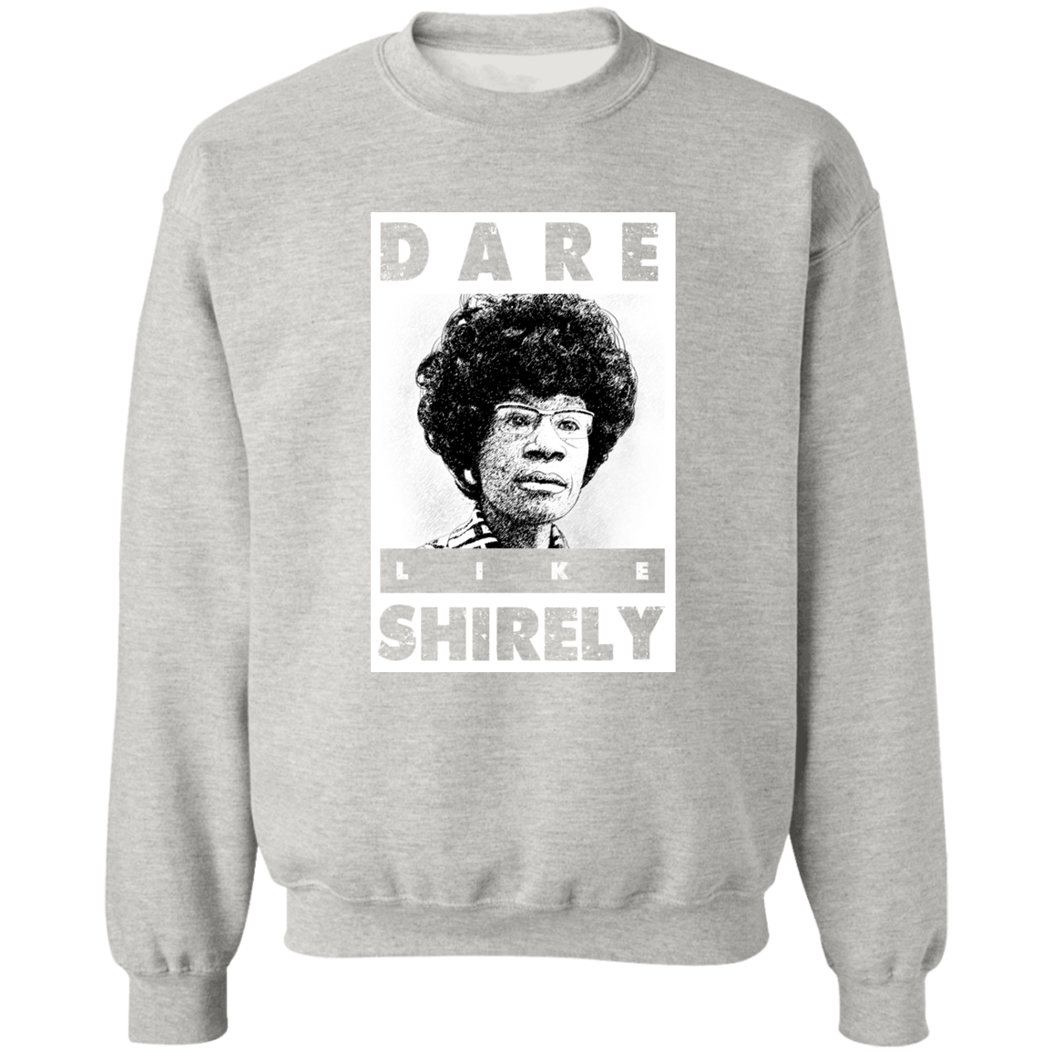 "LIKE SHIRELY" Crewneck Pullover Sweatshirt