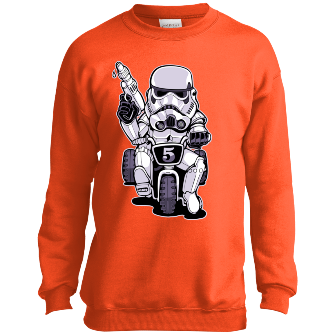 "TOOPER ON A BIKE" Youth Crewneck Sweatshirt