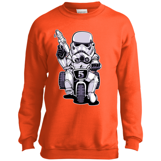 "TOOPER ON A BIKE" Youth Crewneck Sweatshirt