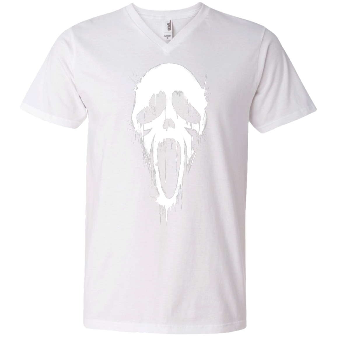 "SCREAM" Men's Printed V-Neck T-Shirt