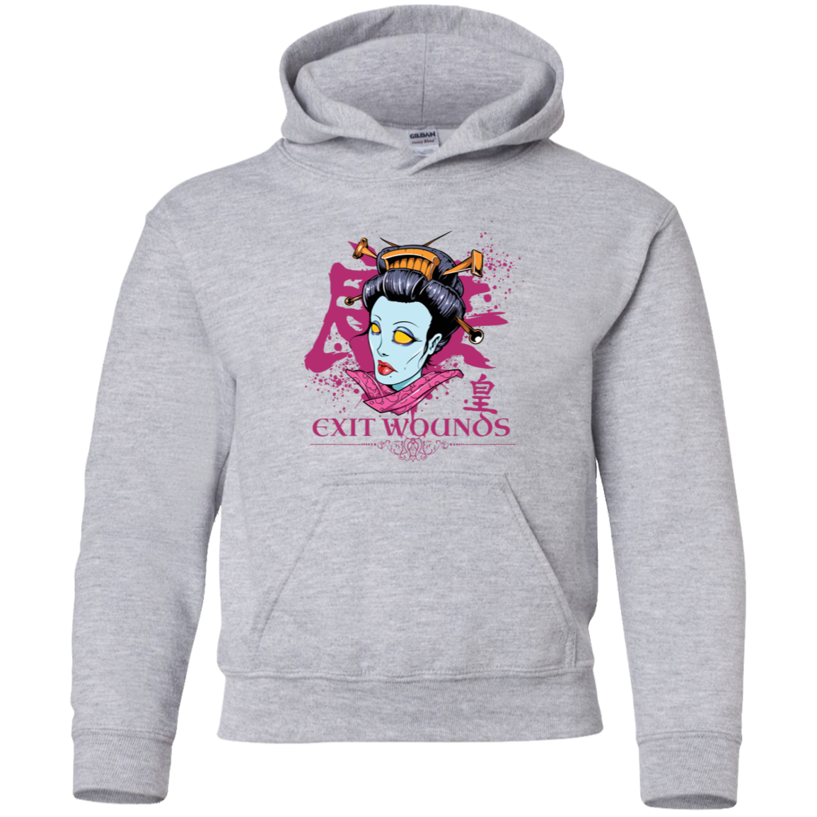 "EXIT WOUNDS" Youth Pullover Hoodie