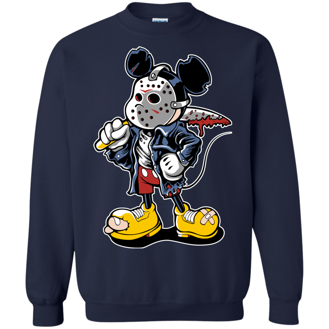 "MANIAC MICKY Crewneck Pullover Sweatshirt  8 oz.