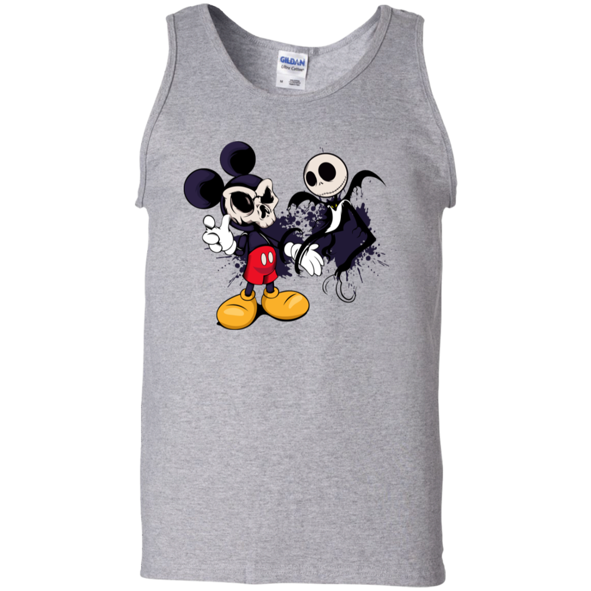 "NIGHTMARE MICKEY" 100% Cotton Tank Top