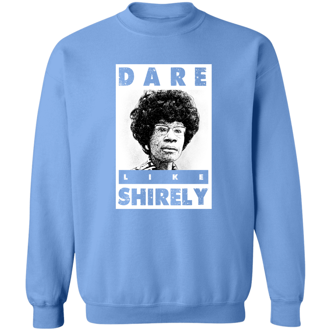 "LIKE SHIRELY" Crewneck Pullover Sweatshirt