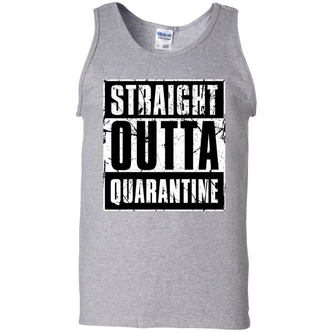 "QUARANTINE" 100% Cotton Tank Top