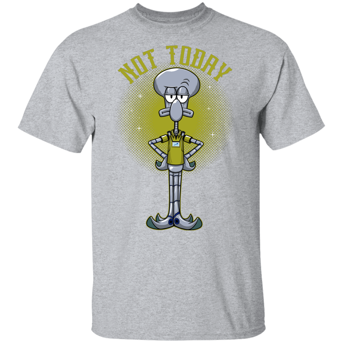 "SQUIDWARD" Youth 5.3 oz 100% Cotton T-Shirt