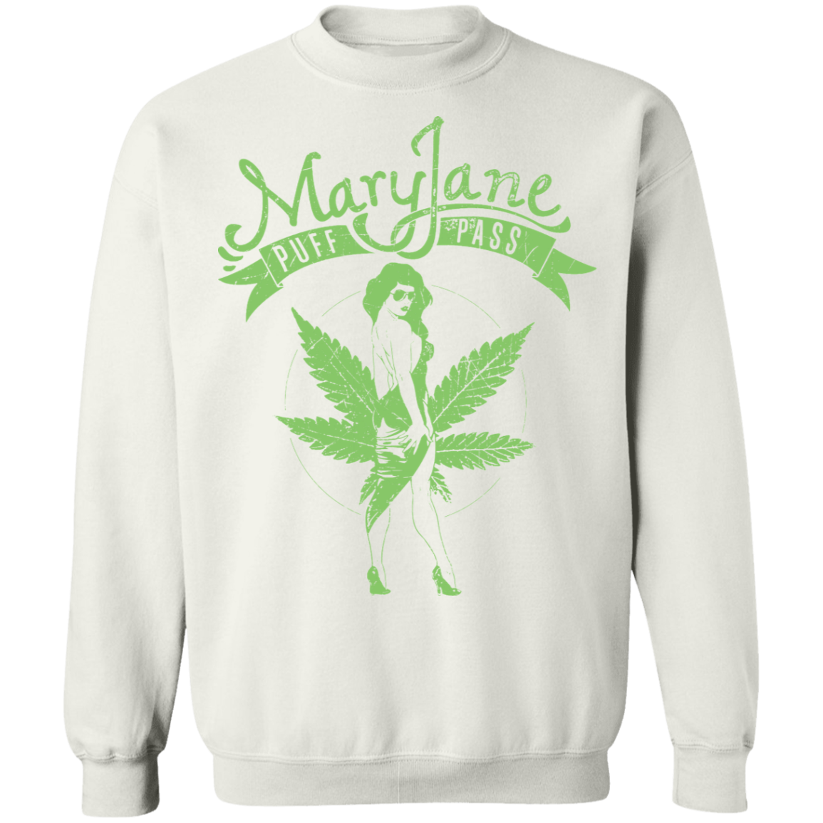 "MARY JANE" Crewneck Pullover Sweatshirt  8 oz.