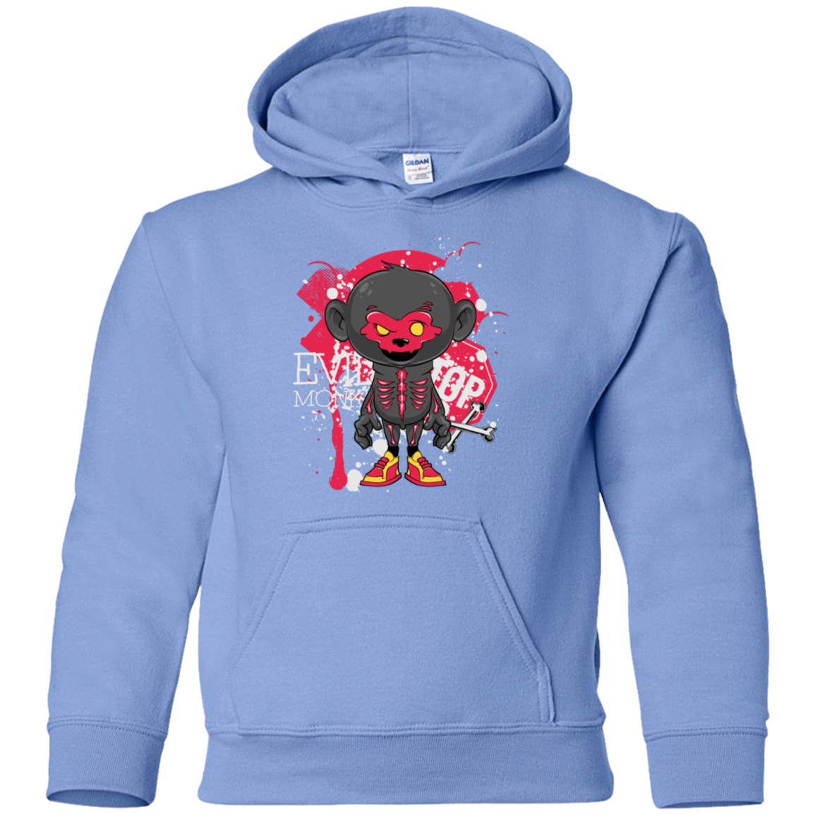 "EVIL MONKEY" Youth Pullover Hoodie