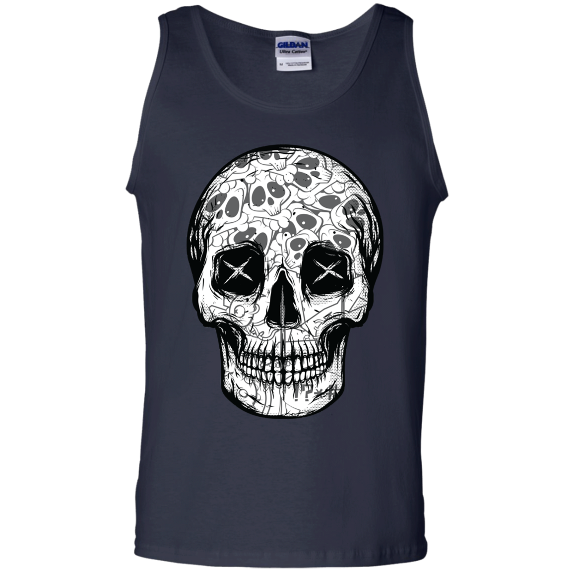 "SKULL HEADS" 100% Cotton Tank Top