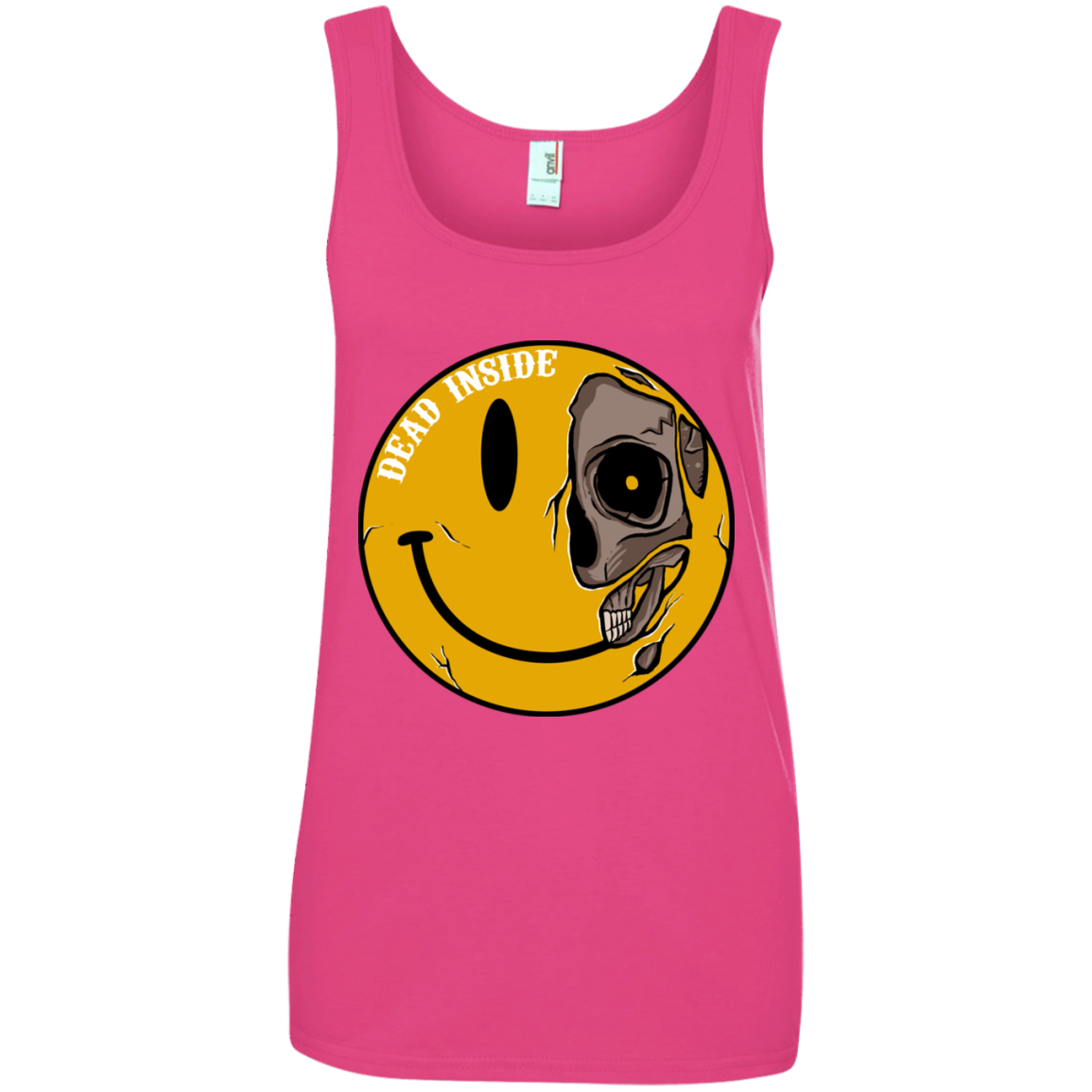 "DEAD INSIDE" Ladies' 100% Ringspun Cotton Tank Top