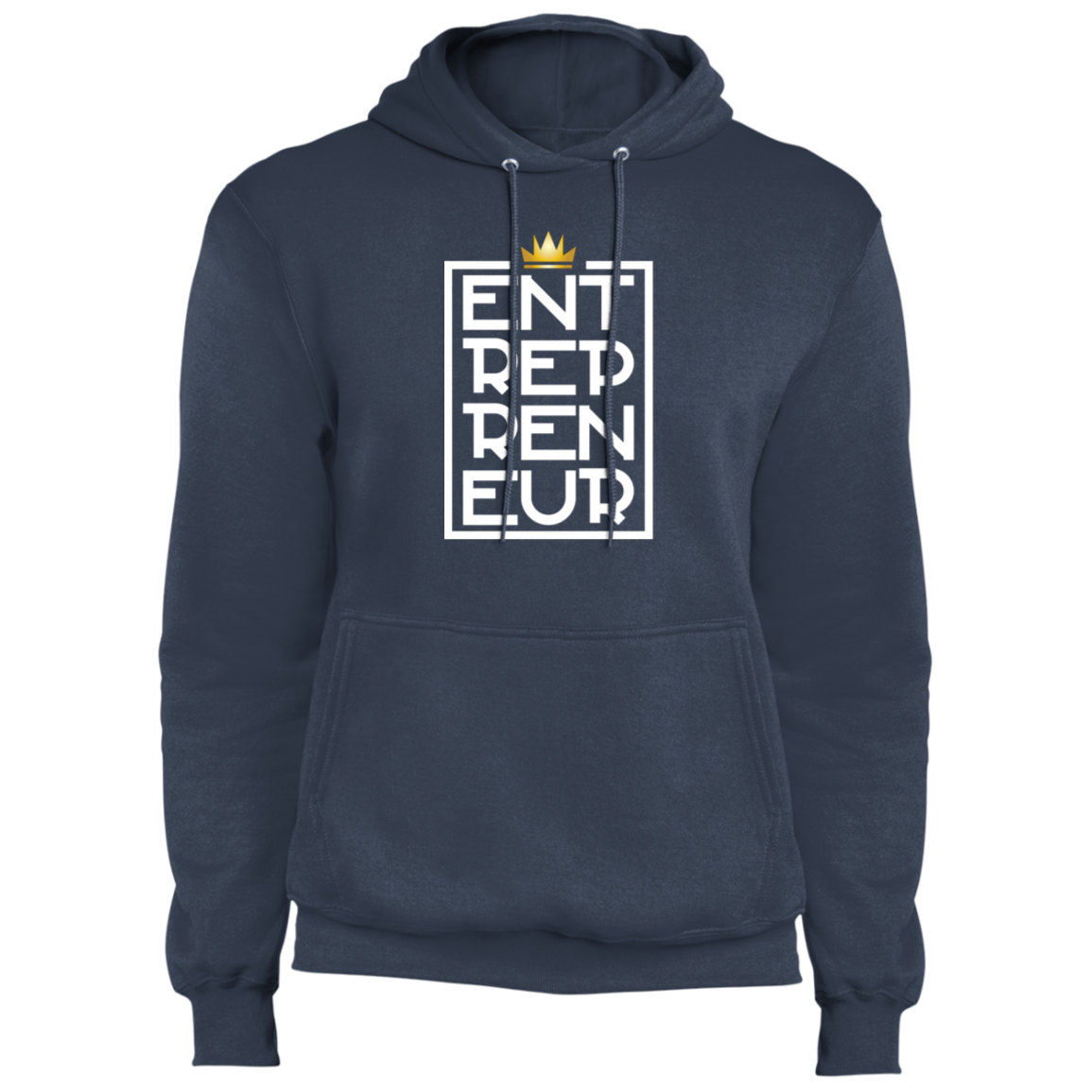 "KING ENTREPRENEUR" Core Fleece Pullover Hoodie