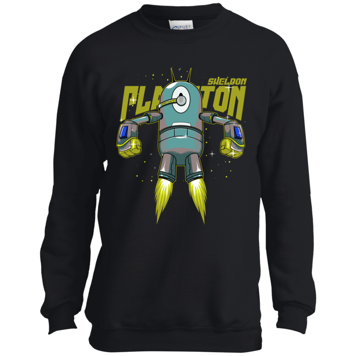 "PLANKTON" Youth Crewneck Sweatshirt