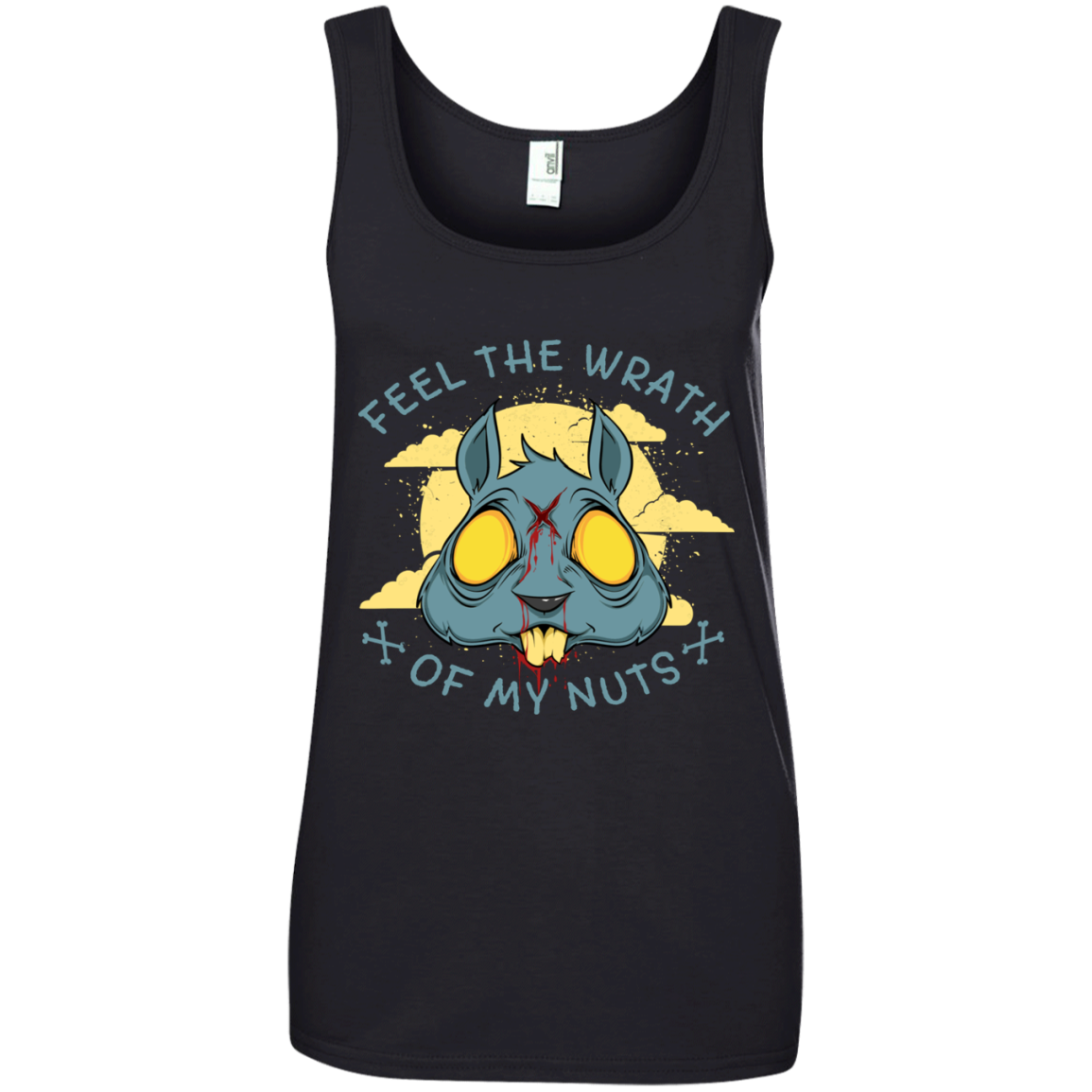 "FEEL THE WRATH" Ladies' 100% Ringspun Cotton Tank Top