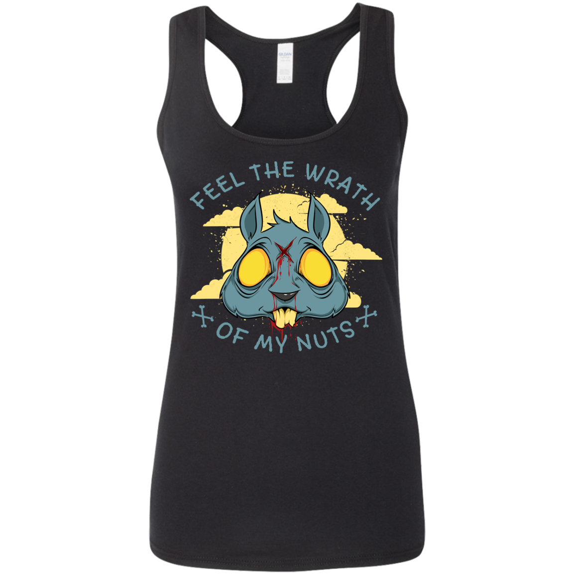 "FEEL THE WRATH" Ladies' Softstyle Racerback Tank