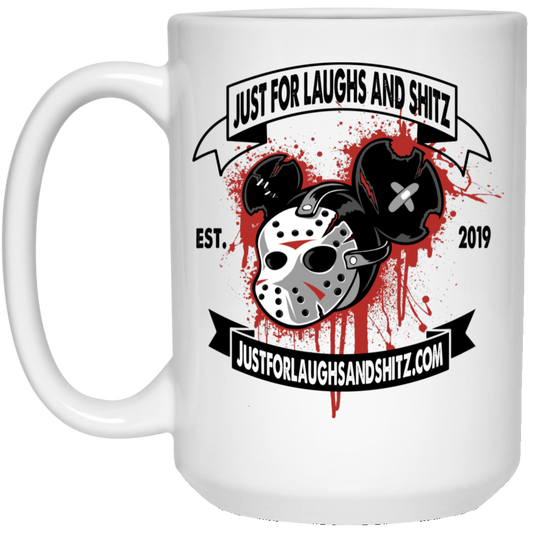 "MICKEY MASK" 15 oz. White Mug