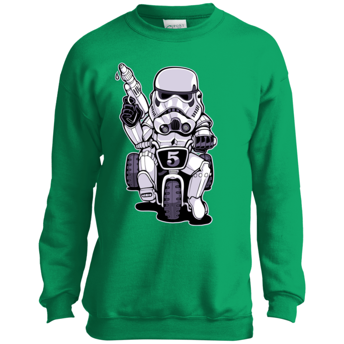 "TOOPER ON A BIKE" Youth Crewneck Sweatshirt