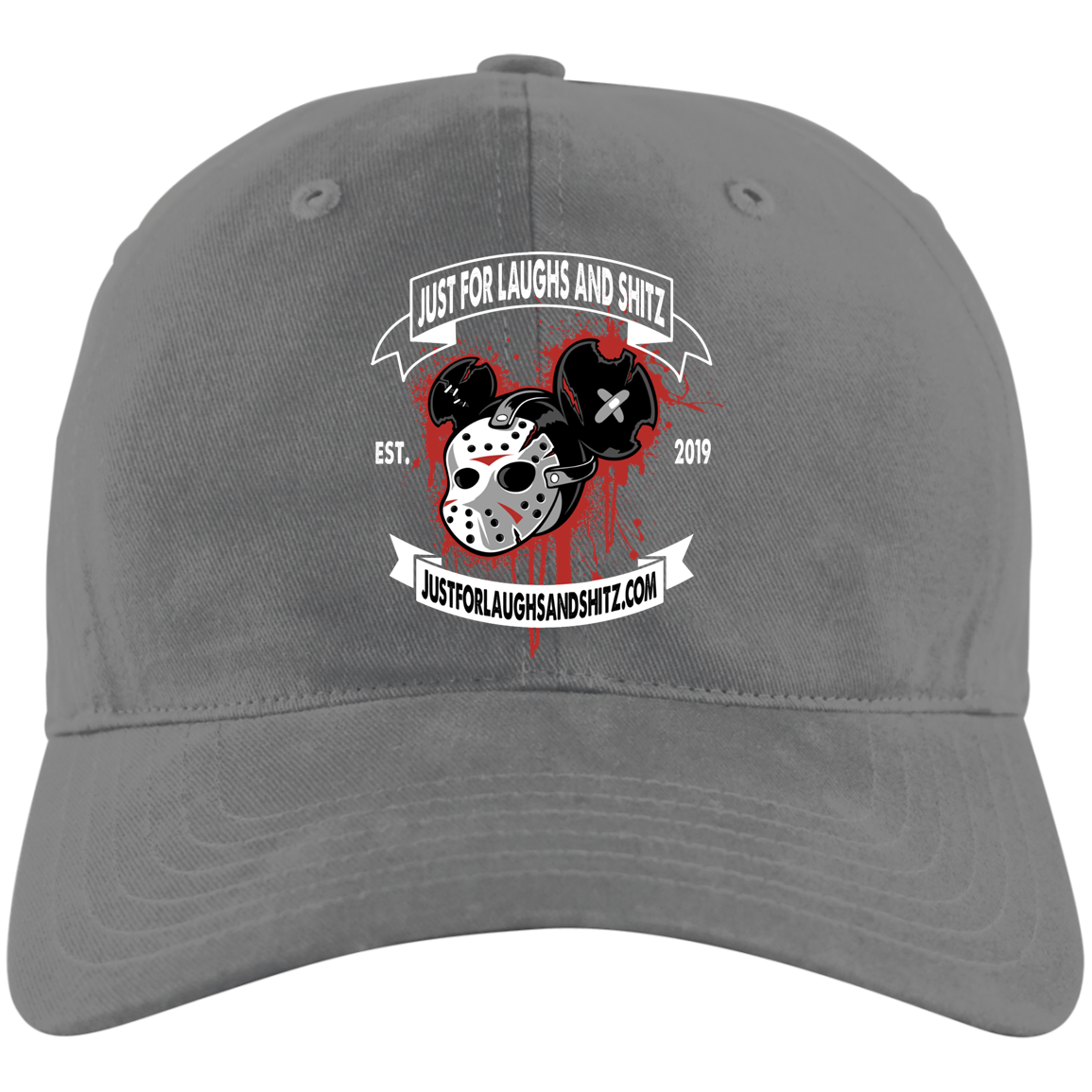 "MICKY MASK" with white banner Adidas Unstructured Cresting Cap