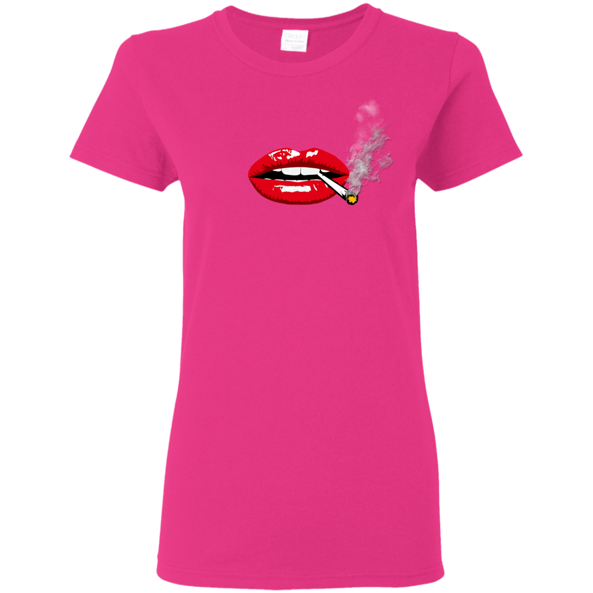 "SEXY LIPS Ladies' 5.3 oz. T-Shirt