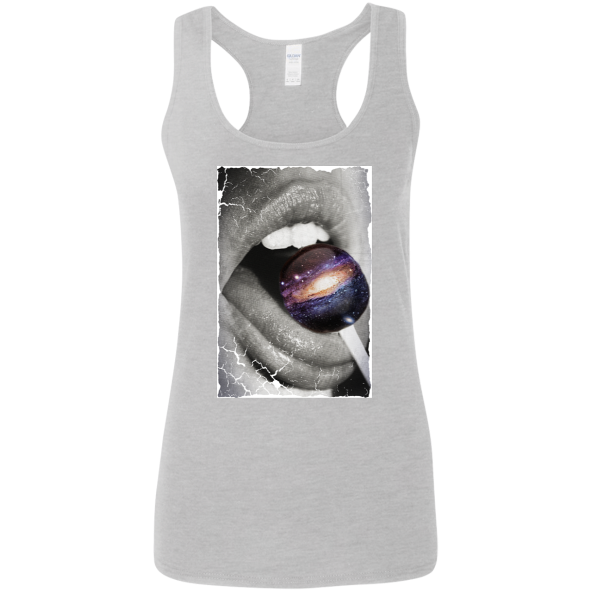 "GALACTIC TASTE" Ladies' Softstyle Racerback Tank