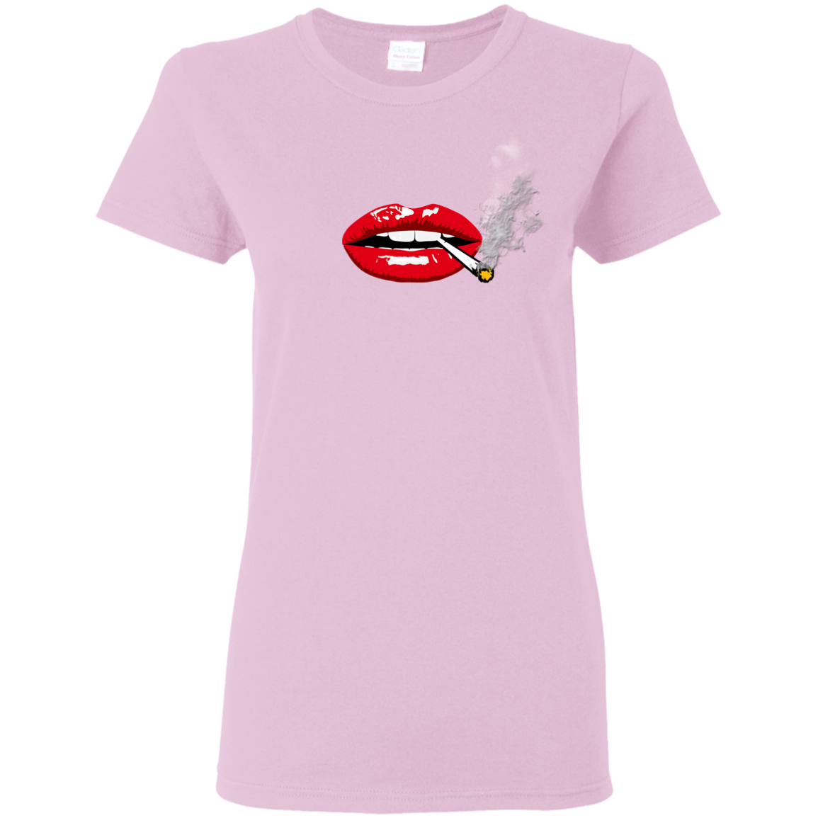 "SEXY LIPS Ladies' 5.3 oz. T-Shirt