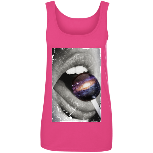 "GALACTIC TASTE" Ladies' 100% Ringspun Cotton Tank Top