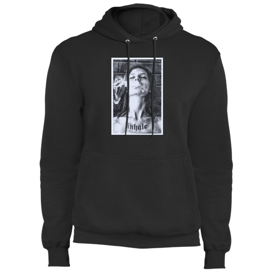 "INHALE" Core Fleece Pullover Hoodie