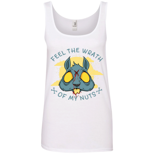 "FEEL THE WRATH" Ladies' 100% Ringspun Cotton Tank Top