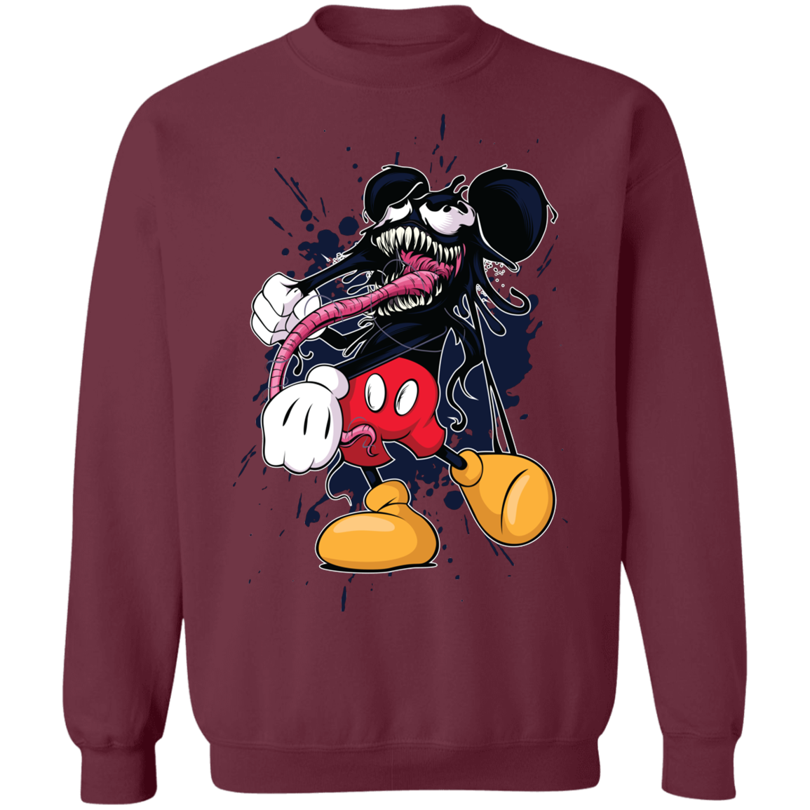 "VENOM MOUSE" Crewneck Pullover Sweatshirt  8 oz.