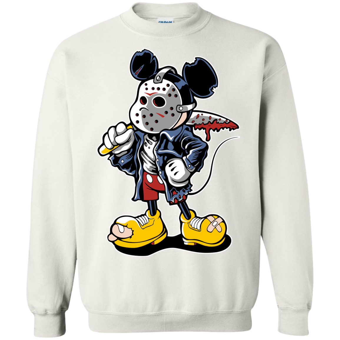 "MANIAC MICKY Crewneck Pullover Sweatshirt  8 oz.