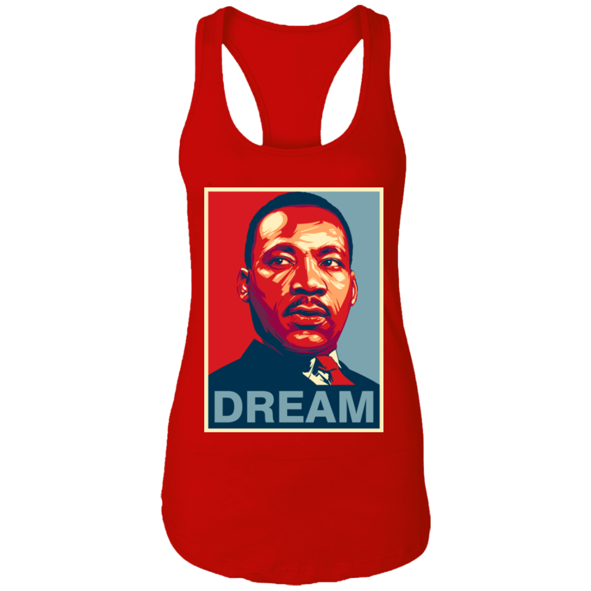 "DREAM" Ladies Ideal Racerback Tank