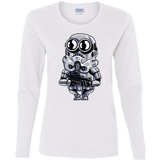 "MINION TROOPER" Ladies' Cotton LS T-Shirt