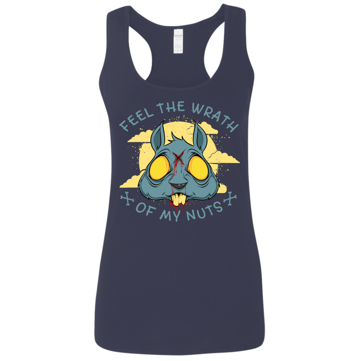 "FEEL THE WRATH" Ladies' Softstyle Racerback Tank