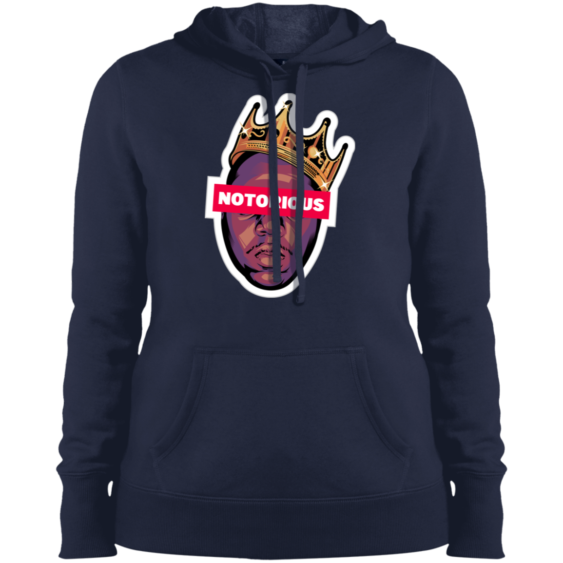 "NOTORIOUS" Ladies' Pullover Hooded Sweatshirt