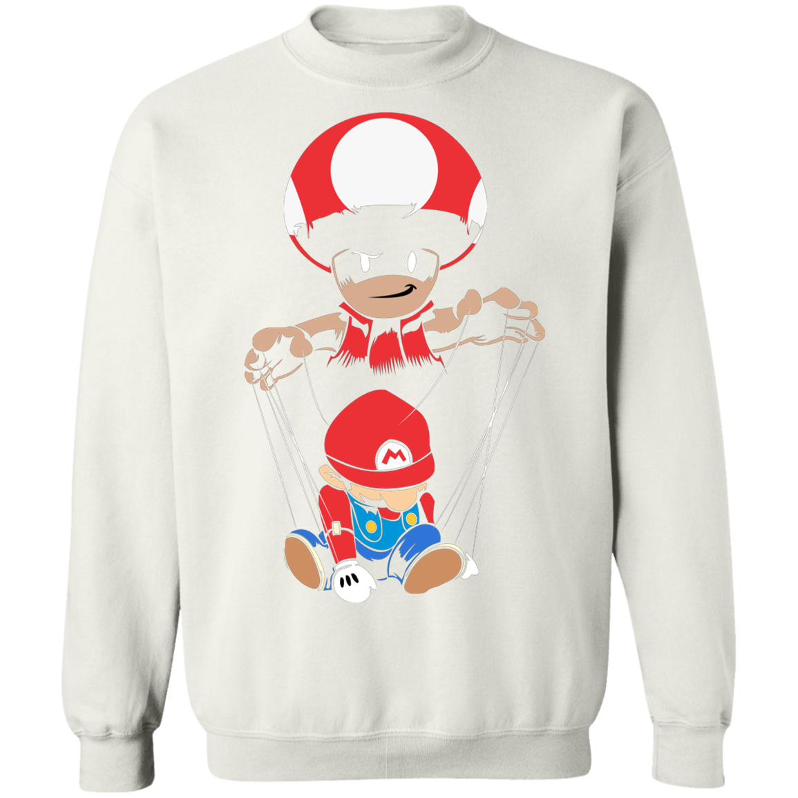 "MARIO DOLL" Crewneck Pullover Sweatshirt  8 oz.