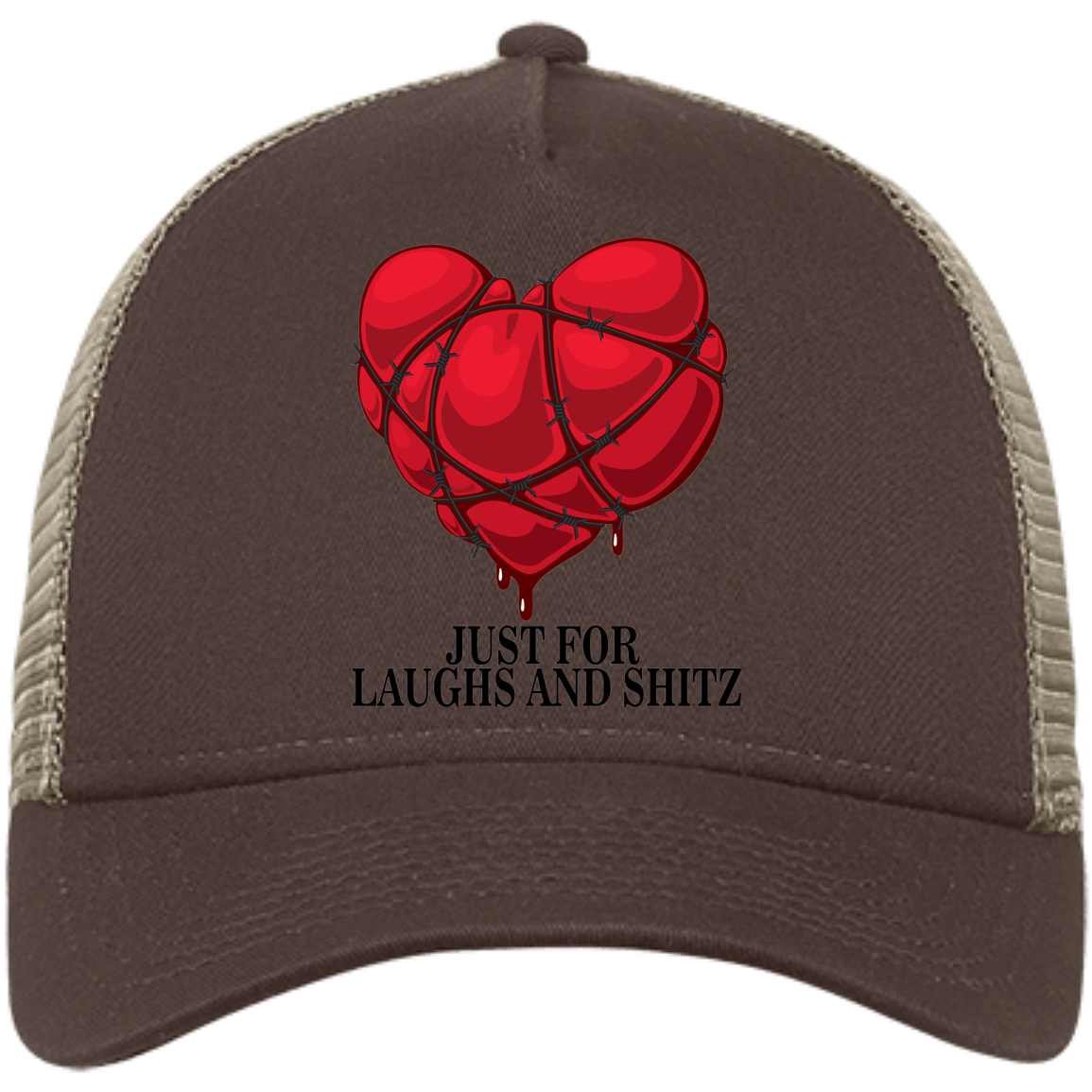 "MY BLOODY HEART" NE205 New Era® Snapback Trucker Cap