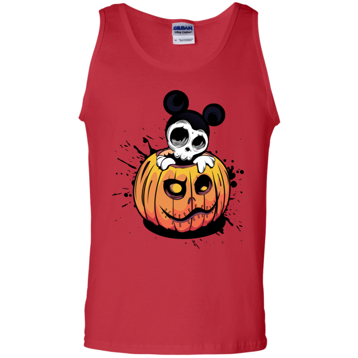 "HALLOWEEN MICKEY" 100% Cotton Tank Top