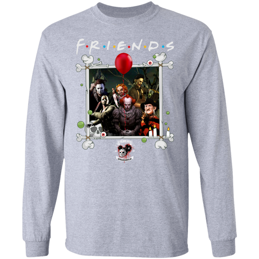 "FRIENDS IN HORROR" LS Ultra Cotton T-Shirt