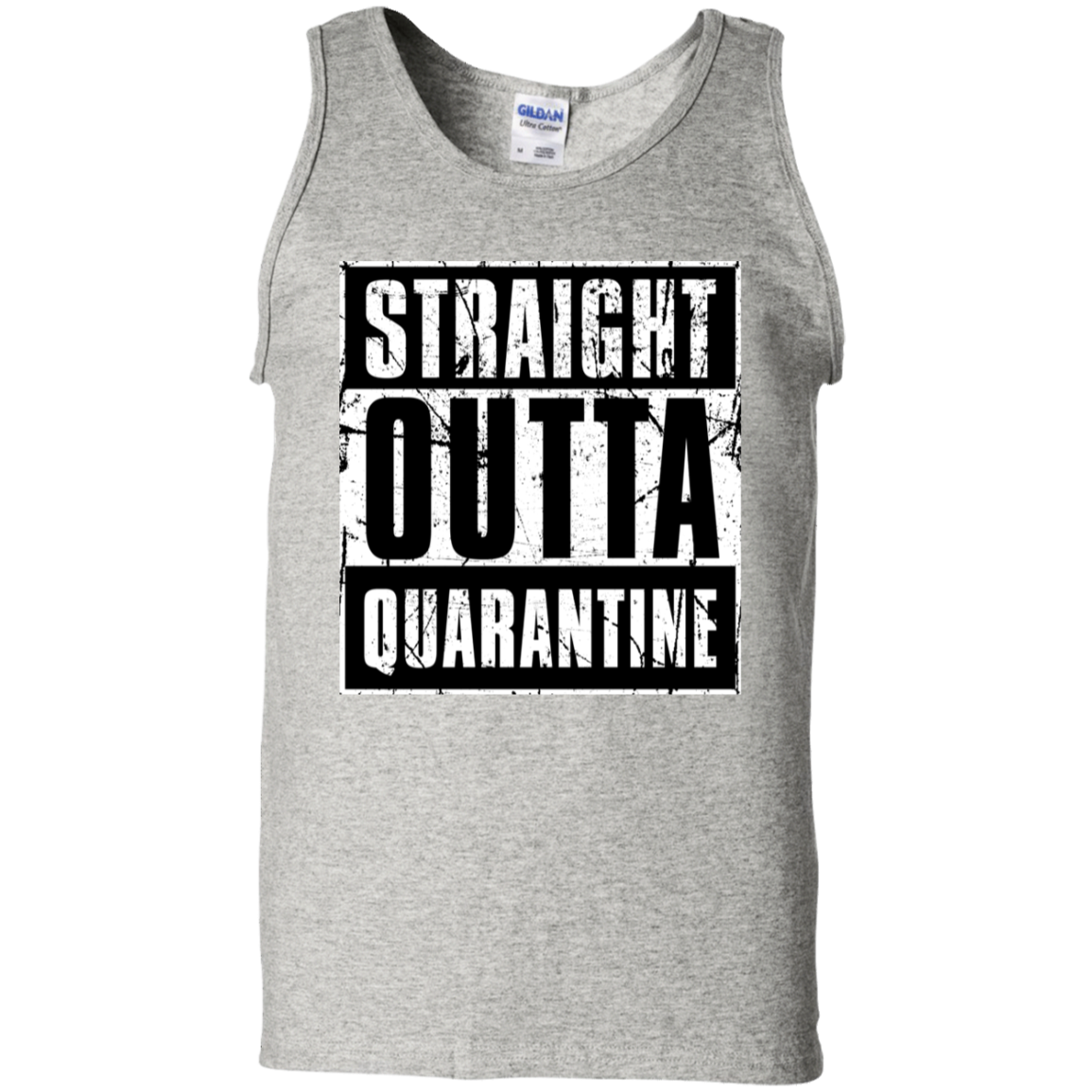 "QUARANTINE" 100% Cotton Tank Top