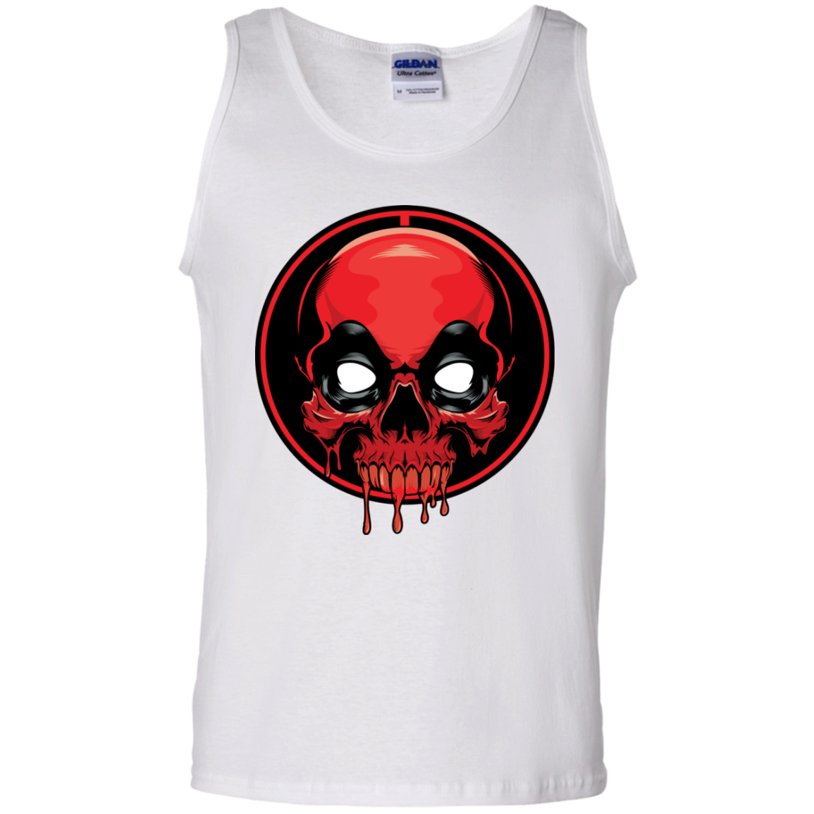 "SKULLPOOL" 100% Cotton Tank Top