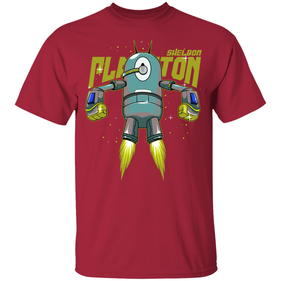 "PLANKTON" Youth 5.3 oz 100% Cotton T-Shirt