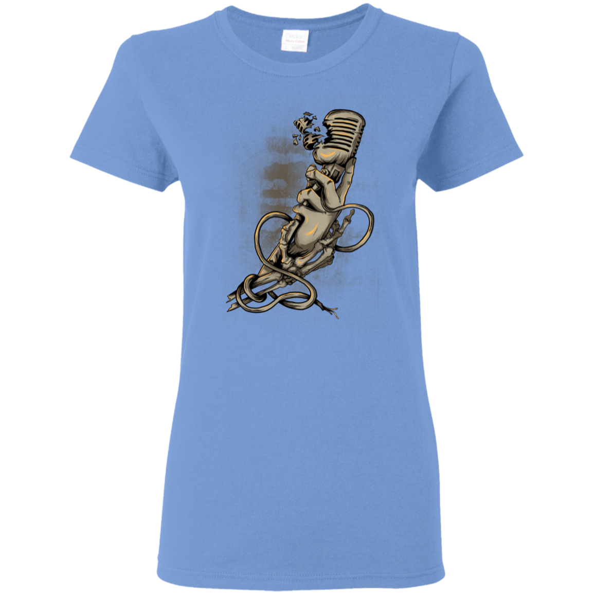 "MICROPHONE FIEND" Ladies' 5.3 oz. T-Shirt