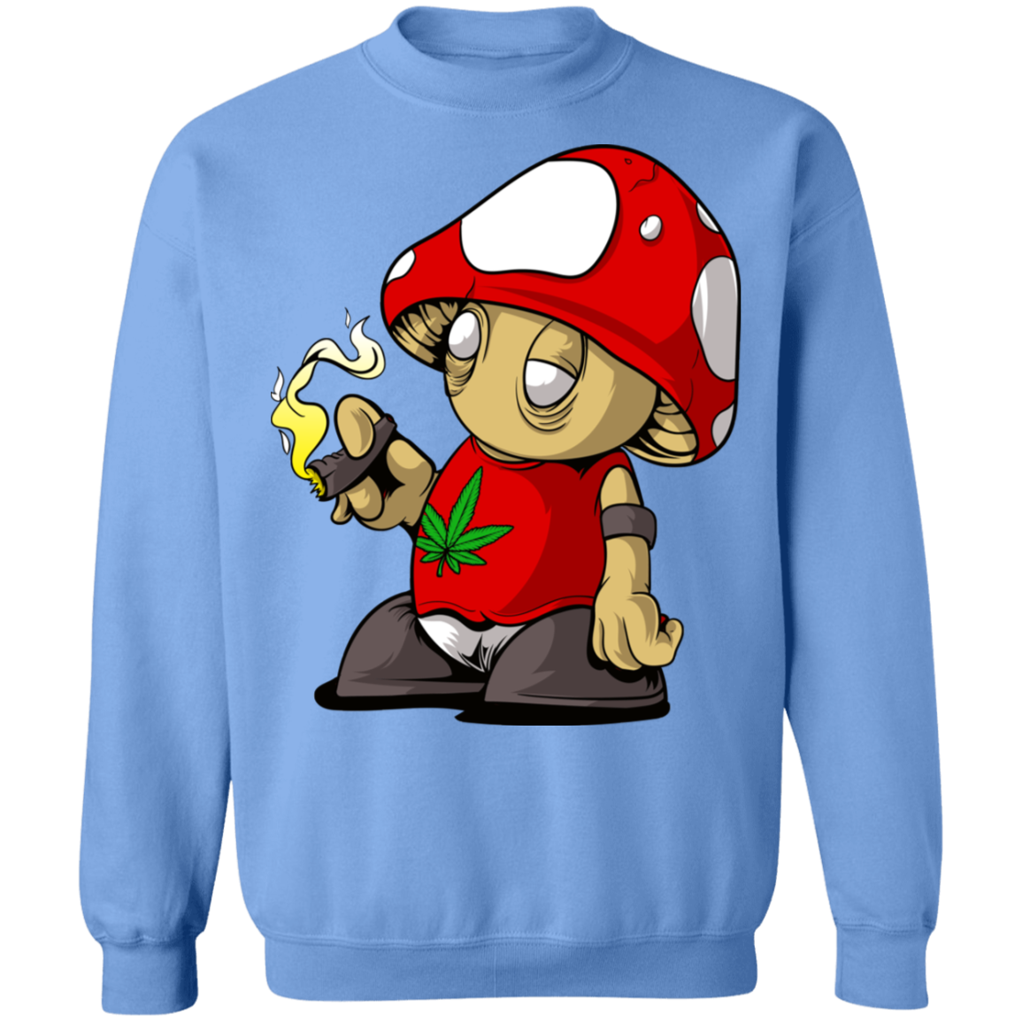 "MUSHROOM CLOUDS" Crewneck Pullover Sweatshirt  8 oz.