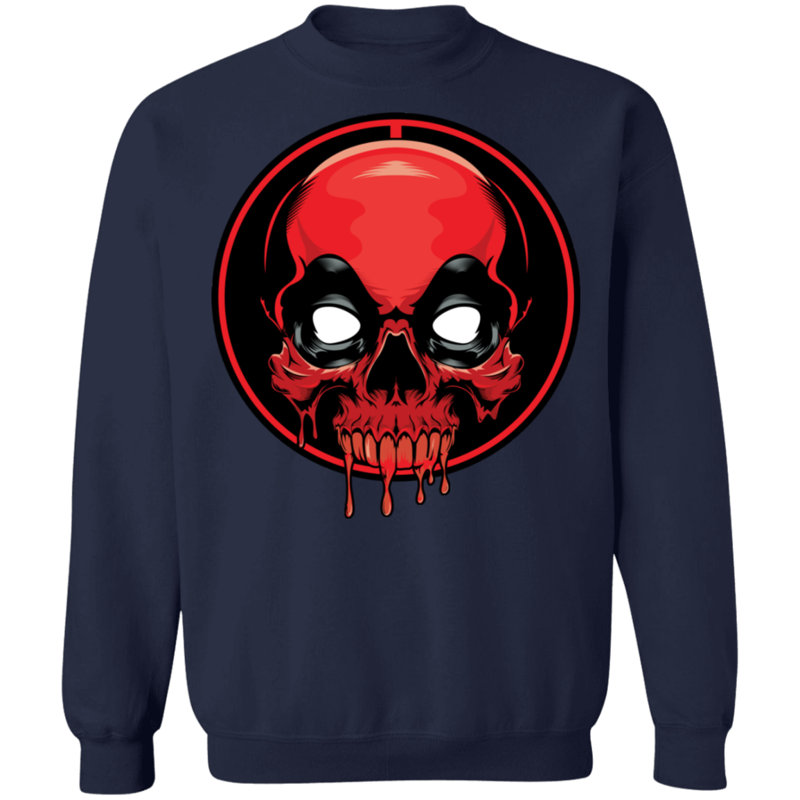 "SKULLPOOL" Crewneck Pullover Sweatshirt  8 oz.